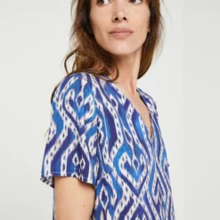 Robe Housse Fluide - Bleu -Promos Sublisca Magasin 001000696 001 V4 T4