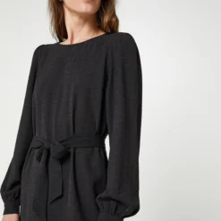 Vero Moda Robe Housse Ceinturée - Noir -Promos Sublisca Magasin 001000699 001 V4 T4