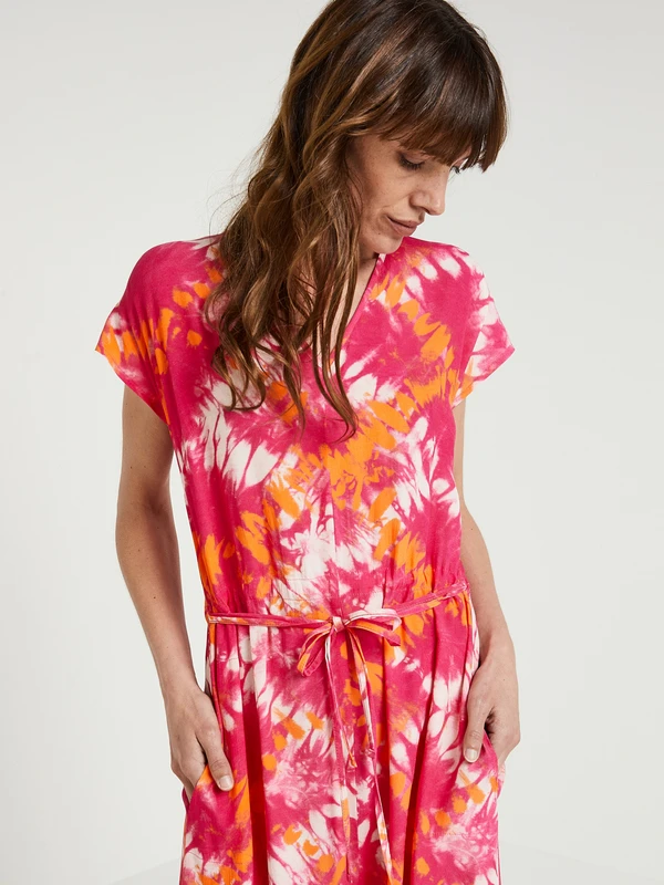 Robe Longue À Cintrer - Rose 4 Robe Longue À Cintrer - Rose – Image 4