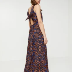 Robe Longue Dos Nu - Bleu -Promos Sublisca Magasin 001000903 001 V2 T4