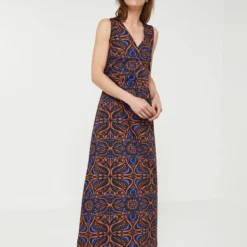 Robe Longue Dos Nu - Bleu -Promos Sublisca Magasin 001000903 001 V3 T4