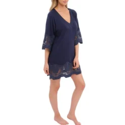 FANTASIE Robe De Plage Tunique Avec Guipure Dione - Ink -Promos Sublisca Magasin 001001391 001 V3 T4