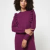 Molly Bracken Robe Pull Volantée - Violet