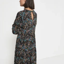 Robe Babydoll Imprimée - Noir -Promos Sublisca Magasin 001004424 001 V2 T4