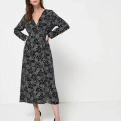 Robe Portefeuille Imprimée - Noir -Promos Sublisca Magasin 001004503 001 V4 T4