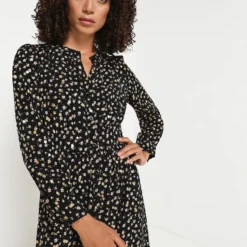 Molly Bracken Robe Longue Fleurie - Noir -Promos Sublisca Magasin 001004508 001 V4 T4