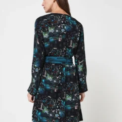 Robe Droite Fluide Et Légère - Bleu Encre -Promos Sublisca Magasin 001004525 001 V2 T4