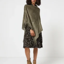 Molly Bracken Robe Chemisier Plissée À Imprimé Léopard - Noir -Promos Sublisca Magasin 001004526 001 V3 T4