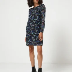 Molly Bracken Robe Housse En Voile Imprimé - Noir 6 Molly Bracken Robe Housse En Voile Imprimé - Noir -Promos Sublisca Magasin 001004533 001 V3 T4