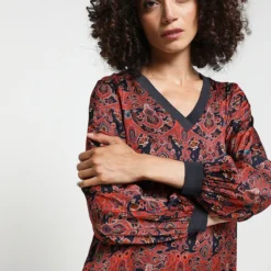 Robe Droite Esprit Sweat-shirt - Rouge -Promos Sublisca Magasin 001004545 001 V4 T4