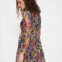 Molly Bracken Robe En Résille Imprimée - Jaune -Promos Sublisca Magasin 001004547 001 V2 T4