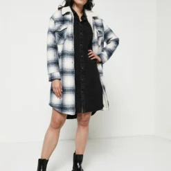 ONLY Robe Chemise En Denim - Noir -Promos Sublisca Magasin 001004576 001 V3 T4