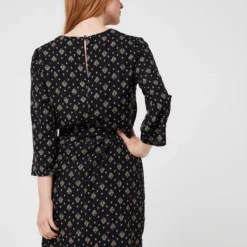 Robe Housse Mini Motif Cachemire - Noir 5 Robe Housse Mini Motif Cachemire - Noir -Promos Sublisca Magasin 001006053 001 V2 T4