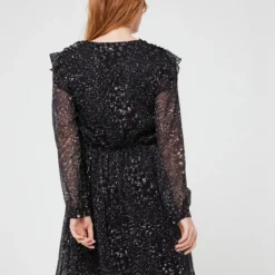 Robe À Volants - Noir -Promos Sublisca Magasin 001006065 001 V2 T4