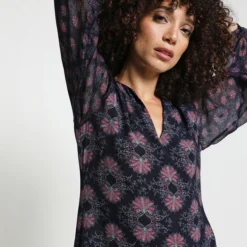 Robe La Fée Maraboutée - Bleu Encre -Promos Sublisca Magasin 001006813 001 V4 T4