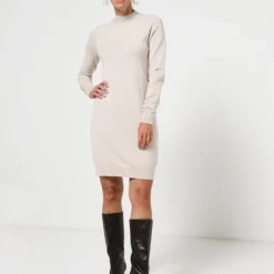 Robe Pull Comma - Beige -Promos Sublisca Magasin 001006821 001 V3 T4