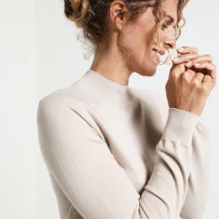 Robe Pull Comma - Beige -Promos Sublisca Magasin 001006821 001 V4 T4