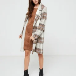 Robe Chasuble En Suédine - Camel -Promos Sublisca Magasin 001009777 001 V3 T4