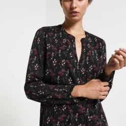 Robe Droite, Encolure V - Noir -Promos Sublisca Magasin 001009780 001 V4 T4