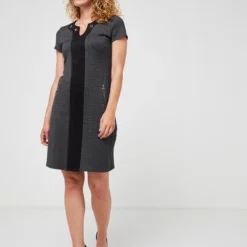 Robe Bi Matière - Noir