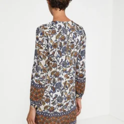 Robe Tunique À Imprimé Et Tâches Effet Métallisé - Beige 5 Robe Tunique À Imprimé Et Tâches Effet Métallisé - Beige -Promos Sublisca Magasin 001009863 001 V2 T4