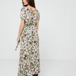 Robe Imprimée - Ecru 6 Robe Imprimée - Ecru -Promos Sublisca Magasin 001009881 001 V3 T4