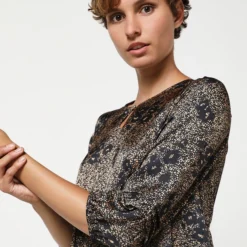 Robe Courte Satinée - Noir 7 Robe Courte Satinée - Noir -Promos Sublisca Magasin 001009884 001 V4 T4