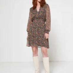 Robe C'est Beau La Vie - Marron -Promos Sublisca Magasin 001011078 001 V3 T4