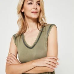 Robe Longue - Vert Kaki -Promos Sublisca Magasin 001011298 002 V4 T4