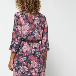 Robe Courte Ceinturée - Bleu Marine -Promos Sublisca Magasin 001011350 001 V4 T4