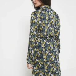 Robe Imprimé Safari - Bleu Marine -Promos Sublisca Magasin 001011427 001 V2 T4