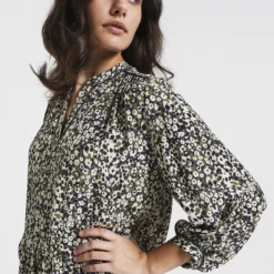 Robe Longue Fendue - Vert -Promos Sublisca Magasin 001011451 001 V4 T4