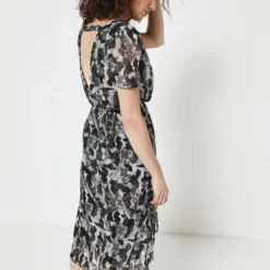 KAPORAL Robe En Voile, Inspiration Porte Feuille - Noir -Promos Sublisca Magasin 001011897 001 V4 T4