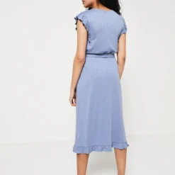 ESPRIT Robe Style Cache Cœur - Bleu -Promos Sublisca Magasin 001011934 001 V4 T4