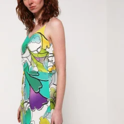 Robe Longue Imprimée - Vert 6 Robe Longue Imprimée - Vert -Promos Sublisca Magasin 001011963 001 V3 T4