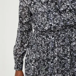 KAPORAL Robe Imprimé Fleuri - Bleu -Promos Sublisca Magasin 001012022 001 V2 T4