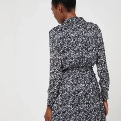 KAPORAL Robe Imprimé Fleuri - Bleu -Promos Sublisca Magasin 001012022 001 V4 T4