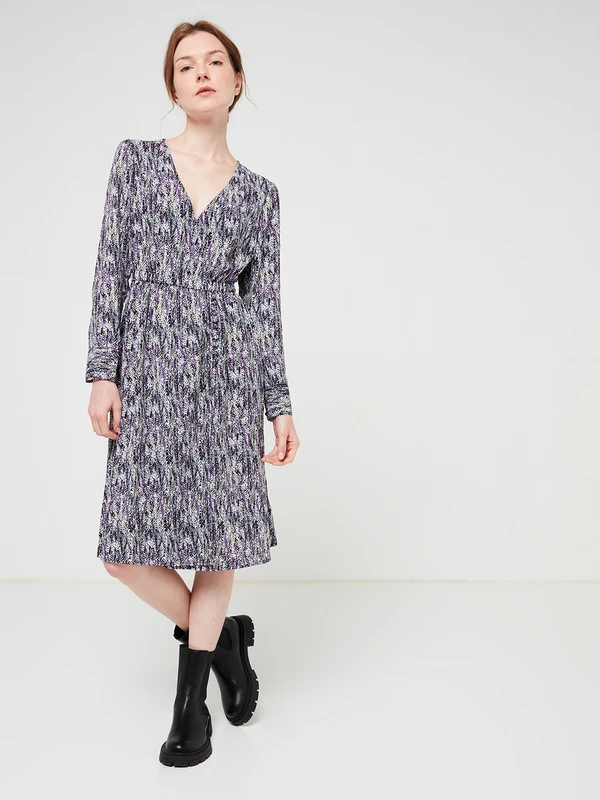 KAPORAL Robe Col V - Ecru 4 KAPORAL Robe Col V - Ecru – Image 4