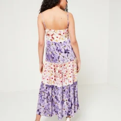 Desigual Robe À Bretelles Imprimée Fleurs - Violet 5 Desigual Robe À Bretelles Imprimée Fleurs - Violet -Promos Sublisca Magasin 001012052 001 V2 T4