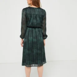 Robe En Voile Imprimé - Vert -Promos Sublisca Magasin 001012057 001 V4 T4