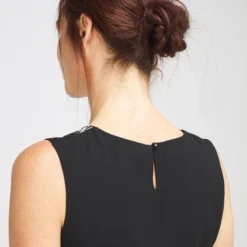 Robe Bicolore Détails Imprimés - Marron -Promos Sublisca Magasin 001016454 001 V2 T4