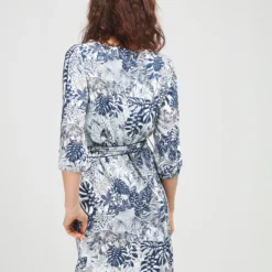 Robe Housse Imprimée - Bleu Marine -Promos Sublisca Magasin 001016475 001 V4 T4