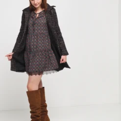 Molly Bracken Robe Imprimée Fluide Et Légère - Bleu -Promos Sublisca Magasin 001016583 001 V3 T4