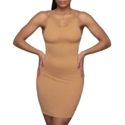 Promos Sublisca Magasin 32 Bye Bra Sous Robe Gainante Gainage Léger - Light Brown