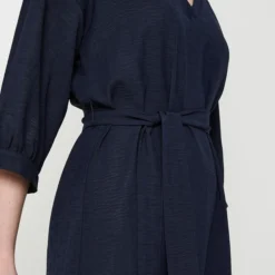 Vero Moda Robe Courte Manches 3/4, Polyester Recyclé - Bleu Marine -Promos Sublisca Magasin 001021178 001 V4 T4