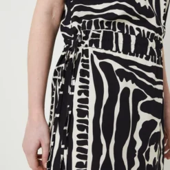 Robe Légère Rayures Zèbre - Ecru -Promos Sublisca Magasin 001021676 001 V4 T4