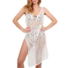 Robe Longue De Plage En Crochet Angelina - Ivoire