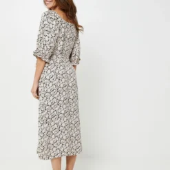 Vero Moda Robe Chemise Imprimée Fleurs - Noir -Promos Sublisca Magasin 001022103 001 V2 T4