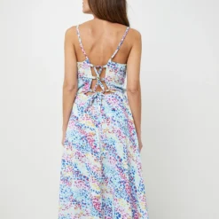 Robe Courtes Imprimée Fantaisie Molly Bracken - Blanc -Promos Sublisca Magasin 001023067 001 V2 T4