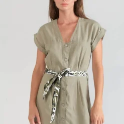 LE TEMPS DES CERISES Robe Droite Eourres - SEA SPRAY -Promos Sublisca Magasin 001023237 001 V3 T4